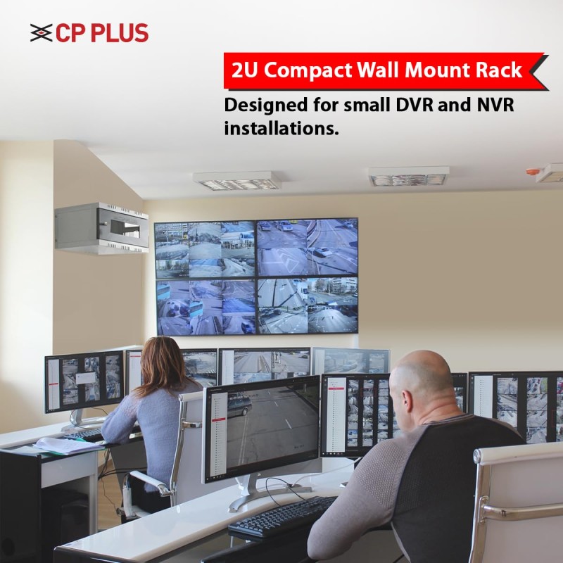 CP PLUS CCTV Compact CCTV/DVR/NVR Racks/Cabinet Box/Network Rack/Server Rack/CCTV Camera Box – CP-HA-RK3535VW-2U-TP