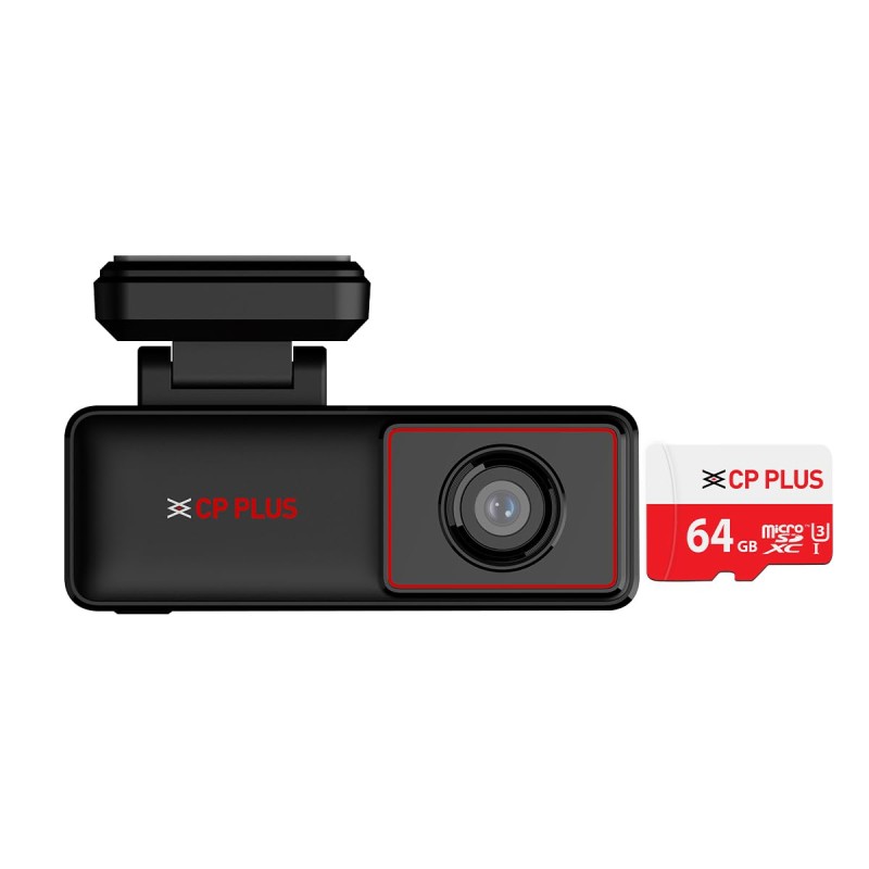 CP PLUS CP-AD-H2B-PW Car Dashcam with GPS | 2MP Full Hd Resolution | Large Field of View | Supports G Sensor