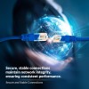 CP PLUS CP-FUT-6TSRH-100 Cat 6 Ethernet 100 meter Cable with high speed connectivity | Universal compatibility