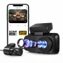 CP PLUS Dash Cam for Car CP-F59B | Dual Dashcam | 3K 5MP UHD Front and 2MP FHD Rear Camera | Sony STARVIS 2 IMX675 Sensor