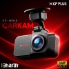 CP PLUS Dash Cam for Car CP-W310 | 2K 3MP Full HD+ Single Channel Dashcam | 1296P Recording | Built-in Microphone