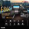 CP PLUS True 4K Dashcam for Car with Built-in GPS | 8MP Front, Cabin & Rear (3 CH) Dash Cam CP-F86C