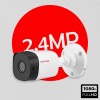 CP PLUS Weatherproof Outdoor Wired Bullet Security Camera | 2.4 MP| 3.6 MM Lens for Wide Angle| CP-URC-TC24PL2-V3 (White)