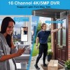 CP Plus 16 Channel DVR | 4K Ultra HD Recording | H.265+ Compression | AI Functions | SMD Plus | HDMI/VGA Output [CP-UVR-1601L1N-4KI-V2]