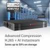 CP Plus 16 Channel DVR | 4K Ultra HD Recording | H.265+ Compression | AI Functions | SMD Plus | HDMI/VGA Output [CP-UVR-1601L1N-4KI-V2]