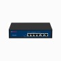 CP Plus 6 Ports Fast Ethernet with 4 PoE Ports (1000 Mbps) & 2 Uplink Ports (100 Mbps) POE Switch CP-DNW-HPU4H2-48-V2.