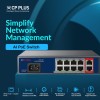 CP Plus 8 Port POE Switch with 2 GIGA UP-Link Ports (CP-ANW-HPU8G2-N12)
