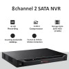 CP Plus 8CH 1U 2HDDs Network Video Recorder, Instastream, H.265, H.264, MJPEG,Upto12MP Resolution [CP-UNR-4K4082-V4]