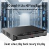 CP Plus 8CH 1U 2HDDs Network Video Recorder, Instastream, H.265, H.264, MJPEG,Upto12MP Resolution [CP-UNR-4K4082-V4]
