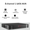 CP Plus 8Ch. 4K Network Video Recorder, Up to 8 Channel IP Camera Input, Instastream, H.265+ Compression [CP-UNR-4K2081-V4]