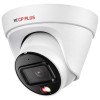 CP Plus 8MP Dual Light Dome Camera, IR Range of 30 Mtr., Warm Light Range of 30 Mtr, PoE, IP67 [CP-UNC-DA81L3C-LQ]