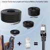 CP Plus Cat6 STP Cable | 100 Meter Drum | Solid Bare Copper Conductor | 24AWG | Shielded Twisted Pair Grey [CP-EST-6TGD23-100]