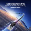 CP Plus Cat6 STP Cable | 100 Meter Drum | Solid Bare Copper Conductor | 24AWG | Shielded Twisted Pair Grey [CP-EST-6TGD23-100]