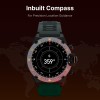 CULTSPORT Forge XR 1.43" Rugged Amoled, Barometer, Altimeter, Compass, Strava Integrated (Green)