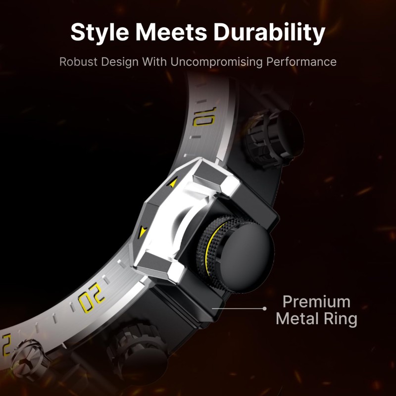 CULTSPORT Forge XR 1.43" Rugged Amoled, Barometer, Altimeter, Compass, Strava Integrated (Green)