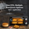 Cadlec Cruise Pro 12L Multi-Function OTG for Kitchen, 1000W Oven Toaster Griller, Bake Grill Toast, Adjustable Temperature & Timer, Black