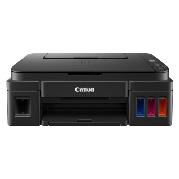 Canon PIXMA MegaTank G2012 All in One (Print, Scan, Copy) Inktank Colour Printer with 2 Additional Black Ink Bottles