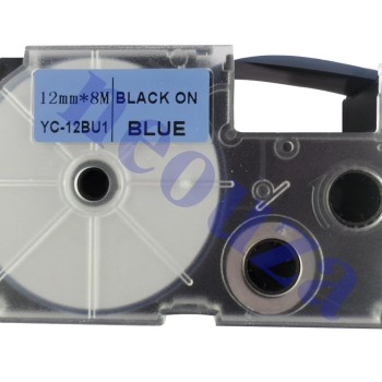 Casio XR-12BU1 Label Printer Tape (Blue)