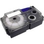 Casio XR-12X Label Printer Tape Black (Clear)