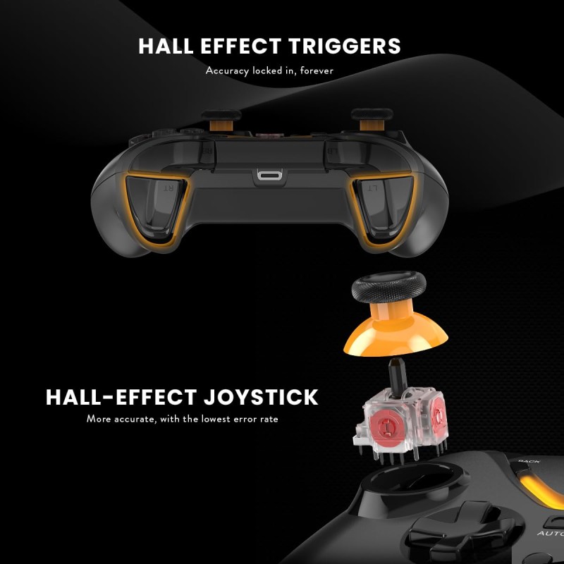 Cosmic Byte Ares Tri-Mode Wireless, Bluetooth, Wired Controller (Black)
