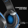 Cosmic Byte Blazar Over Ear Wired Headphones With Mic For PC, Mobiles, PS5, PS4, Xbox One, Tablets (Blue)