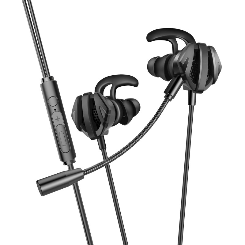 Cosmic Byte CB-EP-05 Wired Gaming in Ear Earphone with Microphone Detachable for PC, PS4, Mobiles, Tablets (Black)