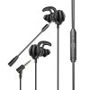 Cosmic Byte CB-EP-05 Wired Gaming in Ear Earphone with Microphone Detachable for PC, PS4, Mobiles, Tablets (Black)