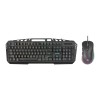 Cosmic Byte Dragon Fly RGB Gaming Keyboard and Mouse Combo,Upgraded Edition, Spectra (Black)