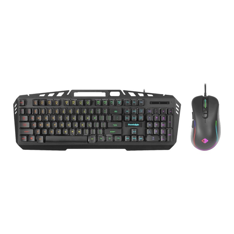 Cosmic Byte Dragon Fly RGB Gaming Keyboard and Mouse Combo,Upgraded Edition, Spectra (Black)