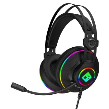 Cosmic Byte Proteus Headset Dual Input USB and 3.5mm, 7.1 Surround Sound, RGB LED, ENC Microphone (Black)
