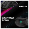 Cosmic Byte Spectrum RGB Wired Gaming Mouse, 66grams, 12800DPI, 1000Hz  (Black)
