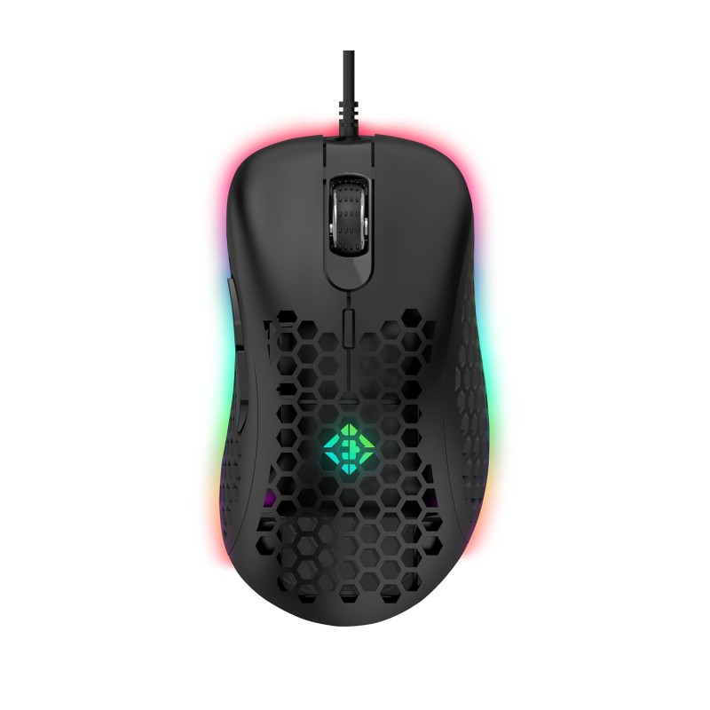 Cosmic Byte Spectrum RGB Wired Gaming Mouse, 66grams, 12800DPI, 1000Hz  (Black)