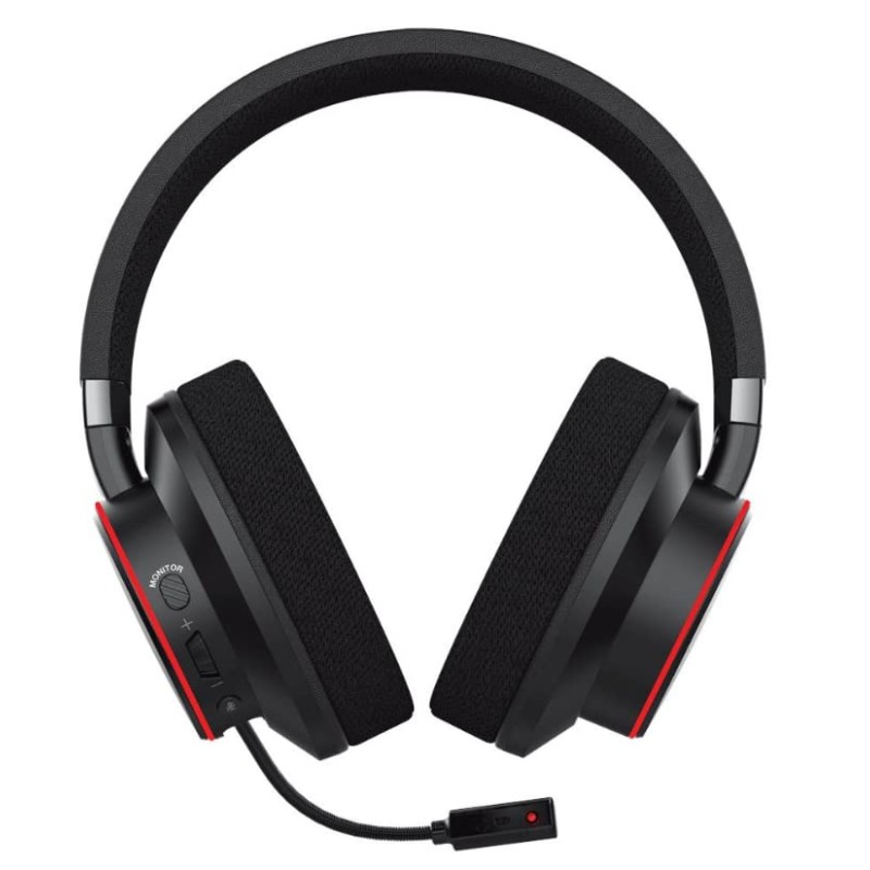 Creative Sound BlasterX H6 RGB Lighting USB Wired Gaming On Ear Headset with 7.1 Virtual Surround Sound and Memory Foam Fabric Earpads for PS4, Xbox One, Nintendo Switch, PC (Black)