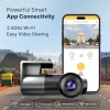 Crossbeats RoadEye Neo| New Launch| 2K FHD+ Dash Cam for Car| WiFi APP Mic Loop Record| 170° Wide Angle Dashcam for Car