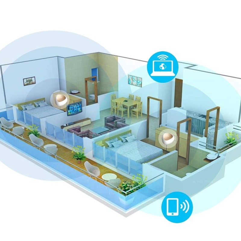 D-Link COVR-C1202 Dual Band Whole Home Wi-Fi System (Rose Gold) - Pack of 2