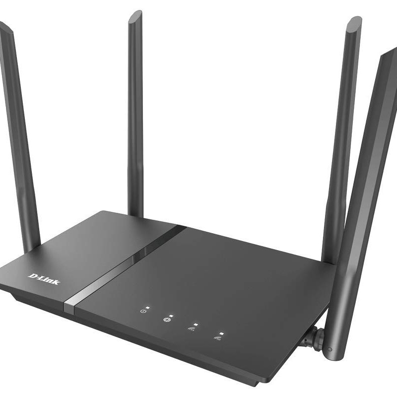 D-Link - DIR-1260 WiFi Router AC1200 High Power Gigabit Ethernet Dual Band Wireless Internet for Home Gaming Parental Control Wi-Fi, Black