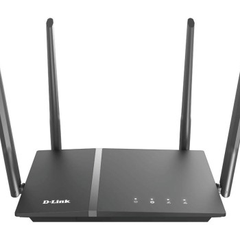 D-Link - DIR-1260 WiFi Router AC1200 High Power Gigabit Ethernet Dual Band Wireless Internet for Home Gaming Parental Control Wi-Fi, Black