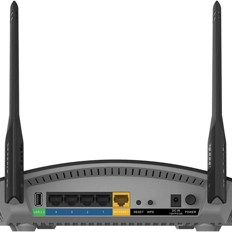 D-Link DIR-2660 - EXO AC2600 Smart Mesh Wi-Fi Router (Black, Not a Modem)