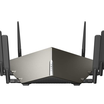D-Link DIR-X6060 11AX Ultra Wi-Fi Router with 6000Mbps Speed, 8 simultaneous Streams, OFDMA, MU-MIMO, Dual Band, 2.5Gbps WAN, Gaming