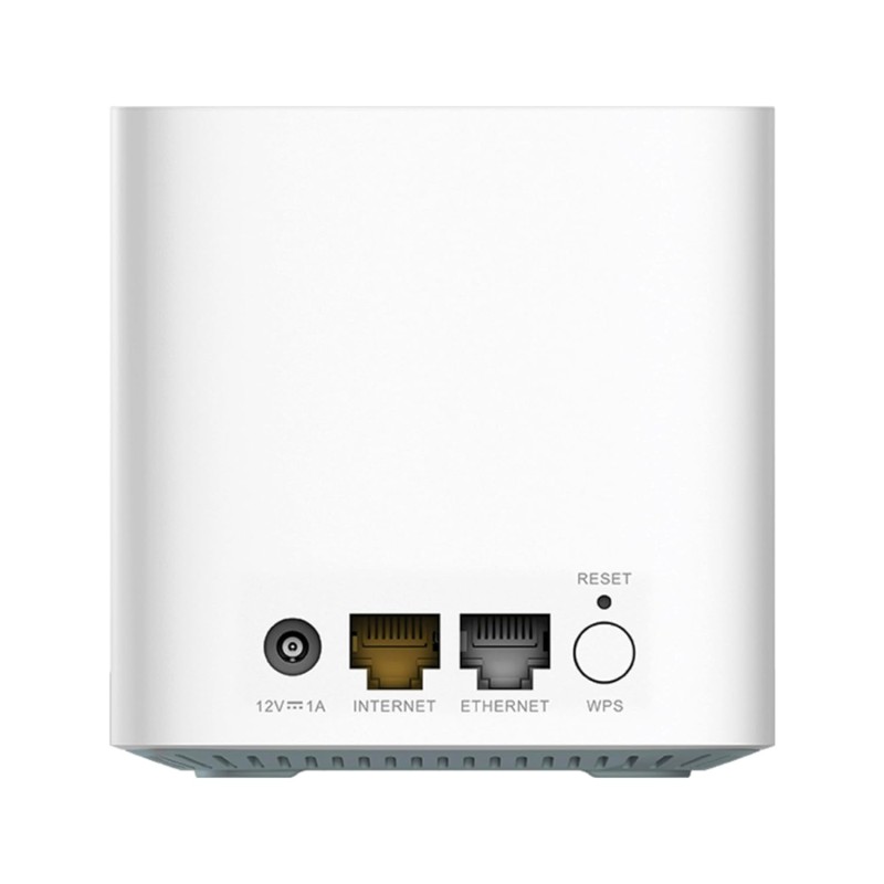 D-Link M15 | WiFi 6 Speed 1500 Mbps | Pack of 2 - Covers Upto 4000 Sq. Ft.| Dual Band | Gigabit Port |AI Powered Mesh Router