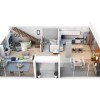D-Link M15 | WiFi 6 Speed 1500 Mbps | Pack of 2 - Covers Upto 4000 Sq. Ft.| Dual Band | Gigabit Port |AI Powered Mesh Router