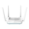 D-Link R15 | WiFi 6 Speed 1500 Mbps |Covers Upto 2500 Sq. Ft.| Dual Band | Gigabit Port| AI Powered Mesh Router