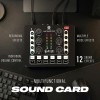 DIGIMORE Condenser Microphone Kit w/Studio Monitoring Headphones | 16-Bit/48kHz Bit Processor (D-440)