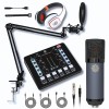 DIGIMORE Condenser Microphone Kit w/Studio Monitoring Headphones | 16-Bit/48kHz Bit Processor (D-440)
