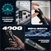 DIGIMORE Rechargeable Wireless Microphone| 6Hrs Battery | 200ft Range | Type-C Charging | LED Digital Display  (D-340 Black)