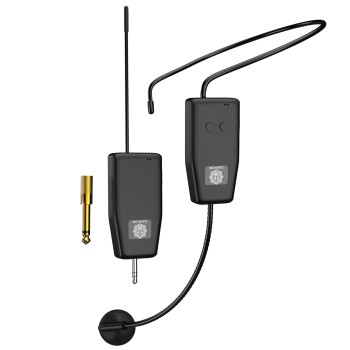 DIGIMORE UHF Wireless Headset Microphone | 160ft Range | 6 Hrs Battery | <5ms Ultra Low Latency  (D-342)