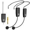 DIGIMORE UHF Wireless Headset Microphone | 160ft Range | 6 Hrs Battery | <5ms Ultra Low Latency  (D-342)