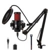 DIGIMORE USB Condenser Microphone Kit | 192kHz/24bit | BoomArm, Pop Filter, Mic Cover, (D-500)