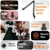 DIGIMORE USB Condenser Microphone Kit | 192kHz/24bit | BoomArm, Pop Filter, Mic Cover, (D-500)