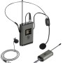 DIGIMORE Wireless Headset Microphone Mic | 150ft Range | 2400 MHz Frequency | 5Hrs Battery | Ideal for Stage Performance (D-345)